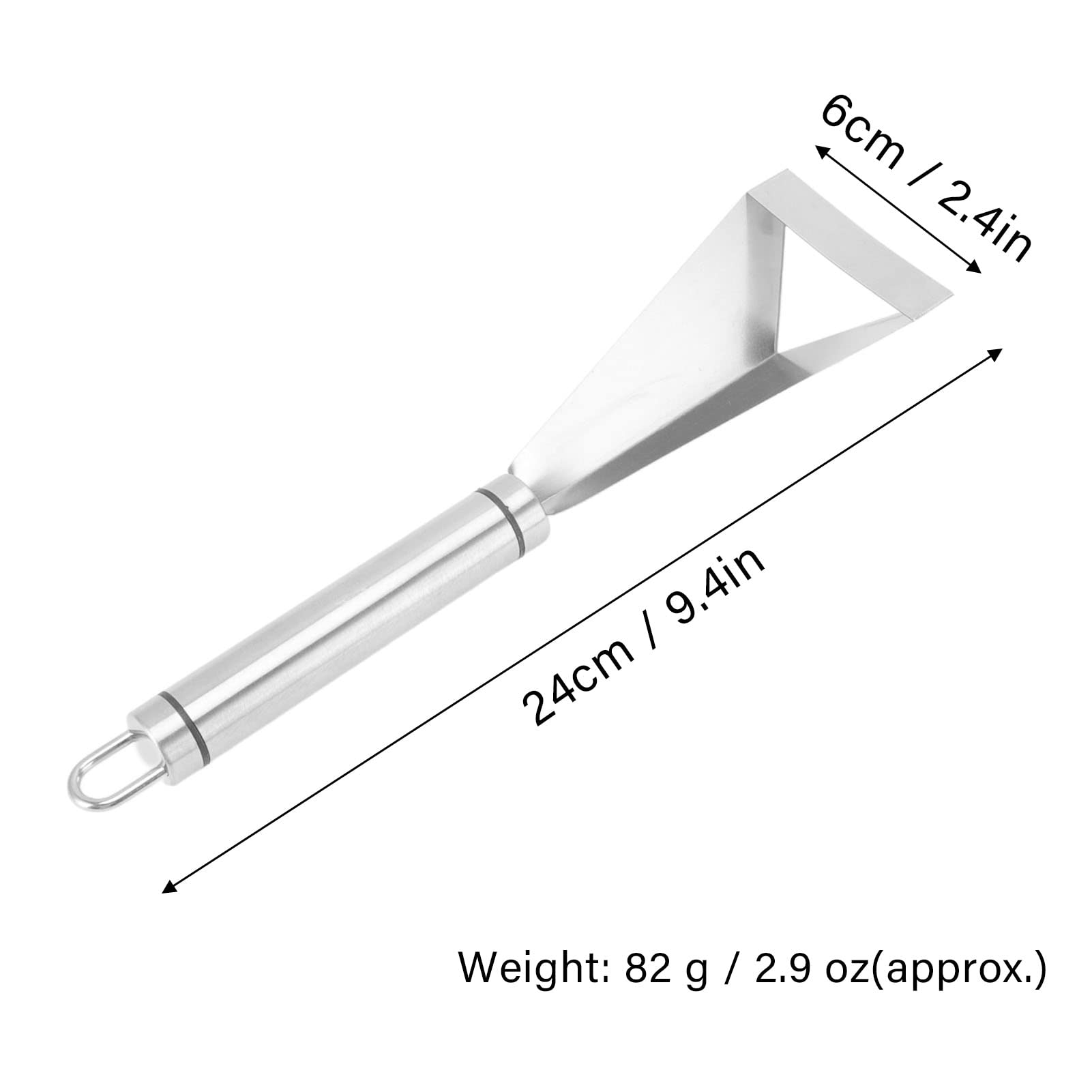 QFC Fruit Carving Knife, Stainless Steel Antislip Channel Knife Tool, V Shape Fruit Carving Tool Kitchen Accessories, Food DIY Carving Mold Tool for Home Kitchen (2PCS)