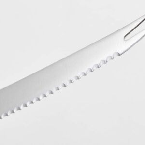 WÜSTHOF Gourmet Five Inch Tomato Knife | 5" Tomato Knife with Serrated Edge | Precise Laser Cut High Carbon Stainless Steel Serrated Utility Knife – Model