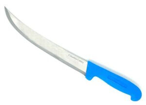 columbia cutlery 10 in. blue breaking / cimiter / carving / butcher knife (single breaking knife)
