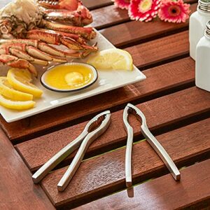 RSVP International Endurance Collection Seafood, Cracking Tool, 6.25 inches, 2 Piece, Stainless Steel