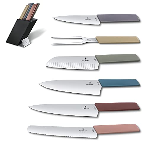 Victorinox Swiss Modern 6-Piece Compact Knife Block