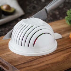 Fox Run Salad Bowl Cutter, 8 x 4 x 7.5 inches, White,8658