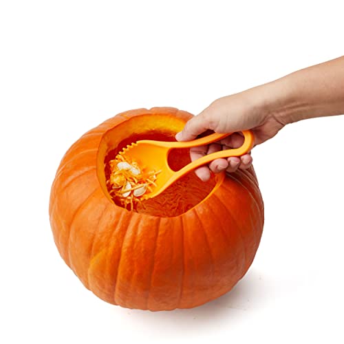 Chef'n Halloween 3-in-1 Nesting Pumpkin Tool Set,Orange