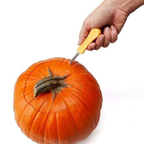 Chef'n Halloween 3-in-1 Nesting Pumpkin Tool Set,Orange