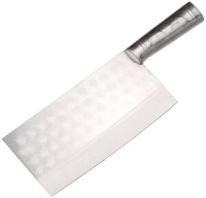 suenos meat cleaver 8.5 inch cleaver knife, stainless steel chinese butcher knife, vegetable knife for home kitchen and restaurant