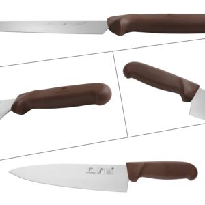 Paul Brown's™ 8 Inch High carbon AUS-6 steel Western Chef Kitchen Knife soft touch handle with Gift box