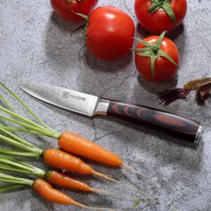 PAUDIN Chef Knife, Kitchen Utility Knife and Paring Knife