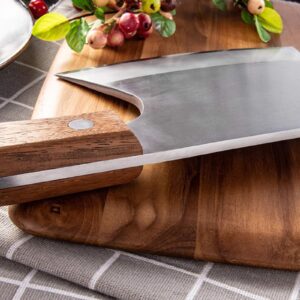 MIXILIN Bone Knife, Bone Cleaver Knife Heavy Duty Meat Cleaver High Carbon Steel Bone Cutting Knife Bone Chopping Knife Axes for Home Kitchen Restaurant