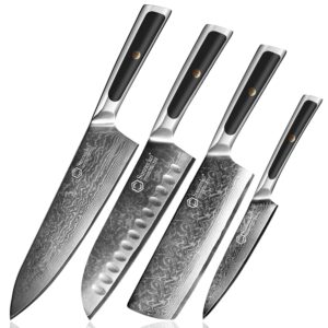 sunnecko chef knife nakiri knife santoku knife and utility knife