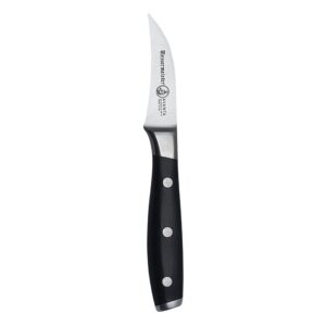 messermeister avanta 2.5” garnishing knife - german x50 stainless steel - rust resistant & easy to maintain