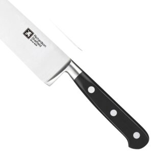 Richardson Sheffield FN195 Origin Professional Chef Knife 8", Stainless Steel, NSF Approved, Silver, Black