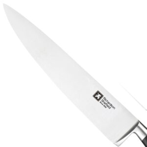 Richardson Sheffield FN195 Origin Professional Chef Knife 8", Stainless Steel, NSF Approved, Silver, Black