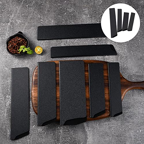 Alipis 16 Pcs Kitchen Set Protector Flocking Liner Cutter Sheathes Chef Sheaths Ceramic Blade Carving Cover Plastic Guard Carry Sheath Built-in Wallet Abs