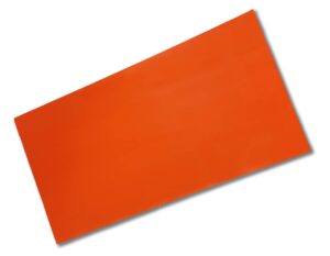 jantz usa g10 liner/spacer, orange, 1/32" thick, 5" x 10" sheet