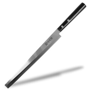 seki japan masahiro japanese professional sushi sashimi knife for left handed, fish filleting & slicing, 240 mm (9.4 inch), japanese stainless steel kitchen cutlery, chef knives with wood handle