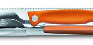 Victorinox Swiss Classic Paring Knife, Fork and Spoon Set Orange 3 piece