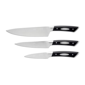 scanpan classic 3 piece chef's knife set