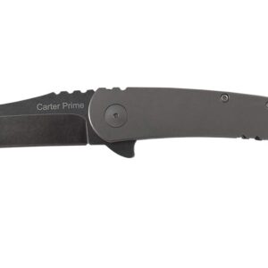 Ontario Knife OKC Carter Prime Titanium Flipper Knife, 8", Gray/Silver