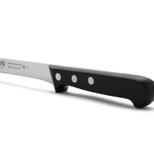 ARCOS Sharp Knife 9 Inch Stainless Steel. Carving Knife to Cut Ham and Meat. Ergonomic Polyoxymethylene Handle and 240mm Blade. Series Universal. Color Black