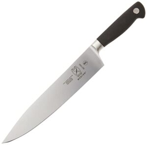 mercer culinary m21080 genesis 10-inch short bolster chef's knife,black