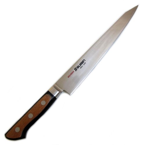 Houcho.com Suisin Inox Western-Style Knife Series, Genuine Sakai-Manufactured, Inox Steel 10.6" (270mm) Sujihiki Knife