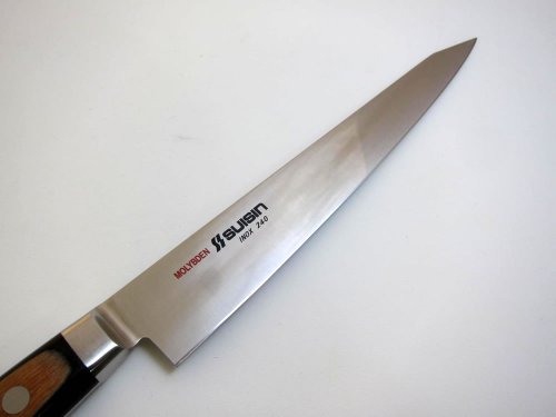 Houcho.com Suisin Inox Western-Style Knife Series, Genuine Sakai-Manufactured, Inox Steel 10.6" (270mm) Sujihiki Knife