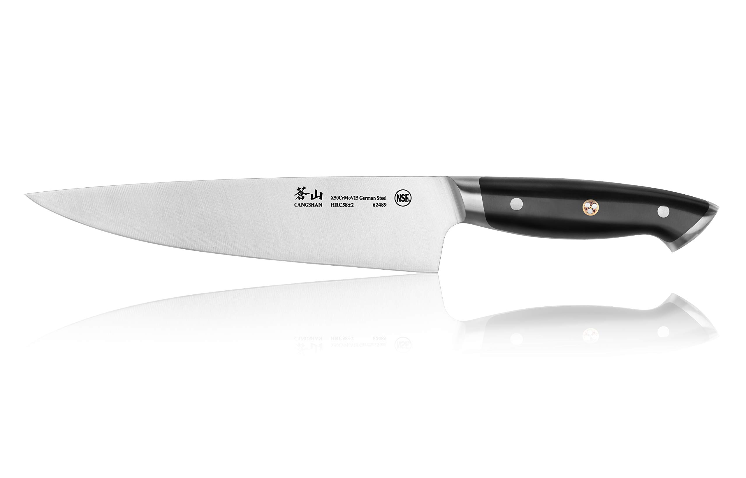 Cangshan Z Series 62489 German Steel Forged Chef Knife, 8-Inch