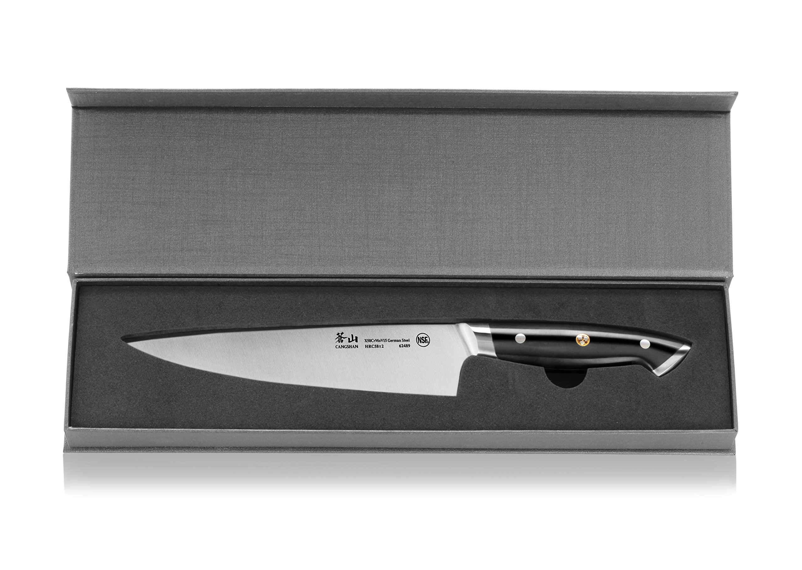 Cangshan Z Series 62489 German Steel Forged Chef Knife, 8-Inch