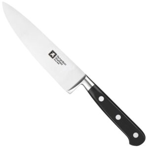 richardson sheffield fn194 origin professional chef knife 6", stainless steel, nsf approved, silver, black
