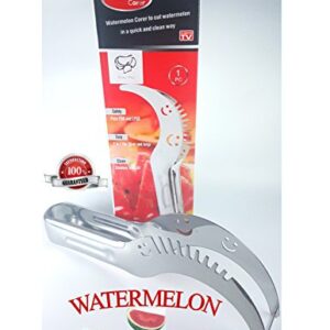 As Seen On TV Watermelon Slicer & Corer by Divine Chef | Satisfaction Gaurantee! | Cut Watermelons quickly, and easily without the mess