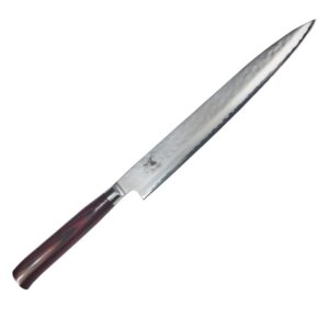 hyabusa cutlery hyabusa sashimi knife, 9.5-inch, burgundy