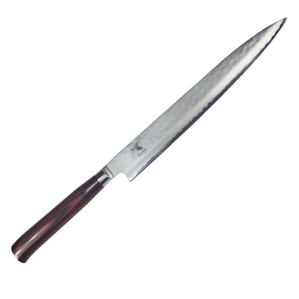 Hyabusa Cutlery Hyabusa Sashimi Knife, 9.5-Inch, Burgundy