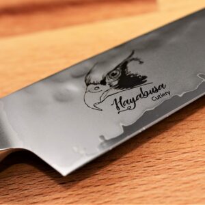 Hyabusa Cutlery Hyabusa Sashimi Knife, 9.5-Inch, Burgundy