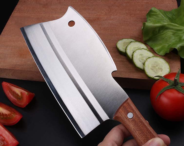 Meat Cleaves-Butcher Knife-Bone Cutter Multi-Purpose Dual Edges-Vegetable Meat Cleaver Knife,Chinese Cleaver Kitchen Knife Superior Class with box