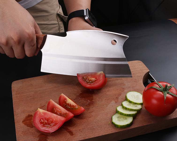 Meat Cleaves-Butcher Knife-Bone Cutter Multi-Purpose Dual Edges-Vegetable Meat Cleaver Knife,Chinese Cleaver Kitchen Knife Superior Class with box