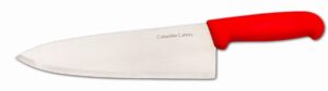 8 in columbia cutlery commercial chef / cook knife-red fibrox handle-razor sharp and dishwasher friendly (8 in red chef)