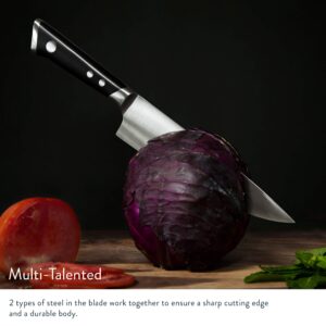 Greater Goods Chef Knives, Ergonomic Handle, Durable Kitchen Knives w/Balanced Design (Stainless Steel)