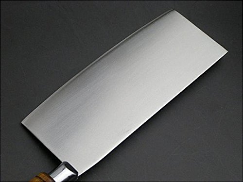 HONMAMON Chinese Cleaver 205mm, Blade Edge : Hagane, Between Stainless Steel, Double Bevel