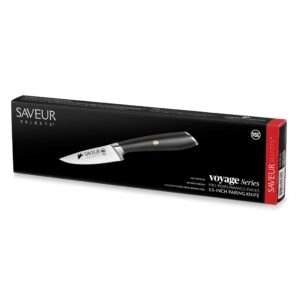 SAVEUR SELECTS 1026245 German Steel Forged 3.5" Paring Knife