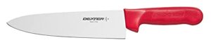 dexter-russell 8" cook’s knife, red handle