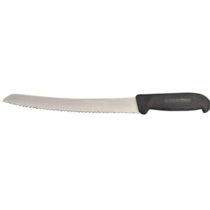 10 in. Curved Bread Knife- Cozzini Cutlery Imports - Serrated - Great for Sandwiches (10" Curved Bread)