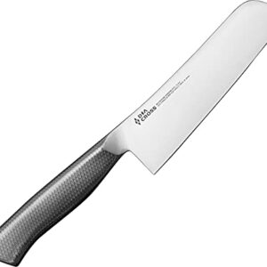 Dia-Cross by Chroma Zaku Giri 6" Stainless Steel Vegetable Knife - Razor Sharp Vegetable Knife, Chef's Knife, Chef's Vegetable Cleaver, Sharp Knives