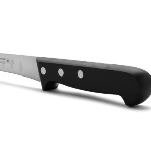 ARCOS Carving Knife 11 Inch Stainless Steel. Ham Slicer Knife to Cut Ham and Meat. Ergonomic Polyoxymethylene Handle and 280mm Blade. Series Universal. Color Black