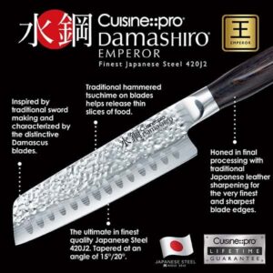 Cuisine::pro® Damashiro® Emperor Shi Knife Block 7 Piece