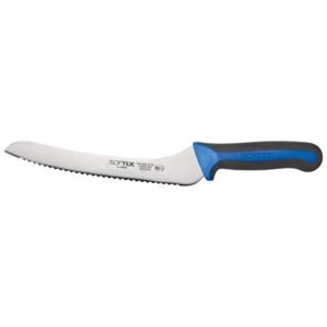 winco sof-tek, 9" offset utility/bread knife, soft grip handle
