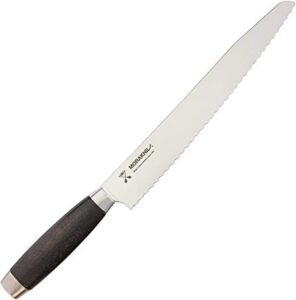 morakniv classic 1891 bread knife with sandvik stainless steel blade, 9.7 inch, black