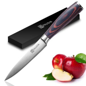 PAUDIN Bread Knife + Utility Knife 5 inch