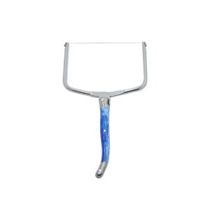 Laguiole Premium Sturdy Stainless Steel Cheese Slicer/Lyre For Hard & Soft Cheeses, Sapphire Blue Handle by Clermont Coutellerie