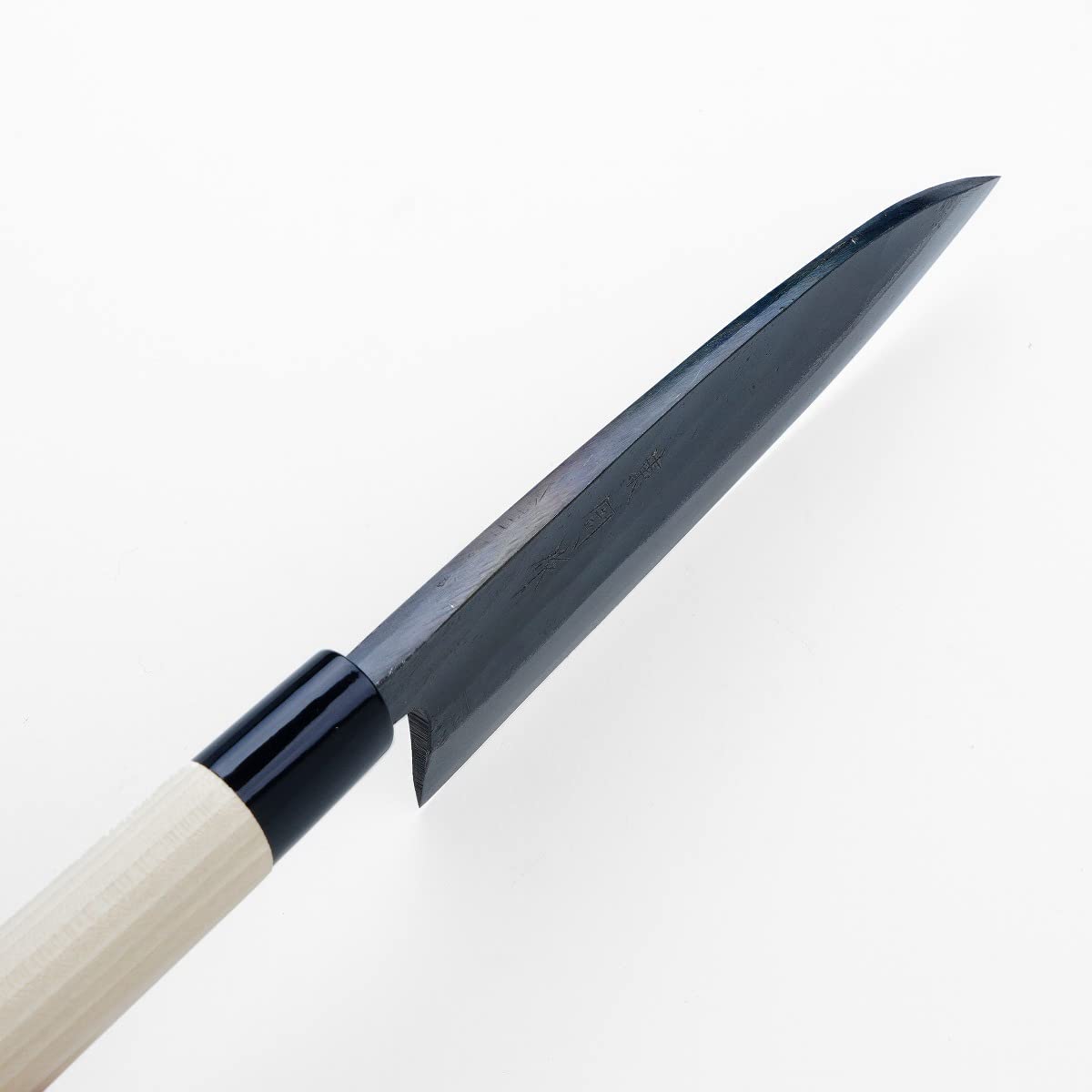"AZUMASYUSAKU" Deba Hocho (Kitchen Knife) 165mm(abt 6.5 Inch), Double Bevel, Blade Edge : Aogami Steel, Tosa Kurouchi