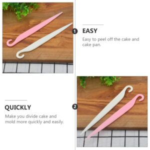 Plastic Spatulas Knife 20pcs Cake Stripping Knife Demolding Cutter Plastic Baking Tools Cake Scrapers Butter Cream Spreader Bakeware Fondant Decoration Bread Stripping Knives